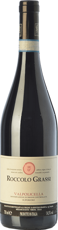 Kostenloser Versand | Rotwein Roccolo Grassi Superior D.O.C. Valpolicella Venetien Italien Corvina, Rondinella, Corvinone, Croatina 75 cl