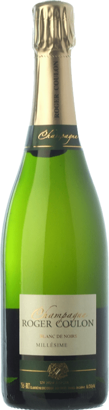 Envio grátis | Espumante branco Roger Coulon Blanc de Noirs Millésimé Brut Grande Reserva A.O.C. Champagne Champagne França Pinot Preto, Pinot Meunier 75 cl