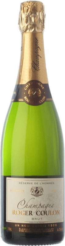 Envoi gratuit | Blanc mousseux Roger Coulon Réserve de l'Hommée Premier Cru Brut Grande Réserve A.O.C. Champagne Champagne France Pinot Noir, Chardonnay, Pinot Meunier 75 cl