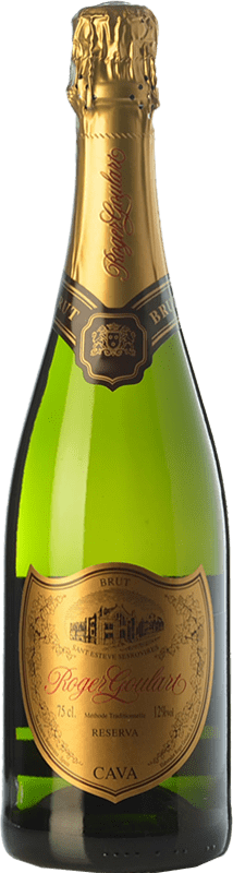 Envoi gratuit | Blanc mousseux Roger Goulart Brut Réserve D.O. Cava Catalogne Espagne Macabeo, Xarel·lo, Parellada 75 cl