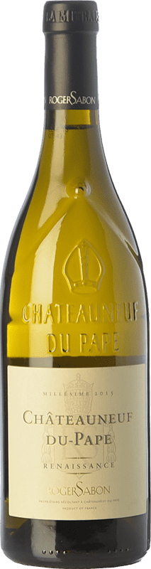 37,95 € | Белое вино Roger Sabon Blanc старения A.O.C. Châteauneuf-du-Pape Рона Франция Grenache White, Roussanne, Bourboulenc, Clairette Blanche 75 cl