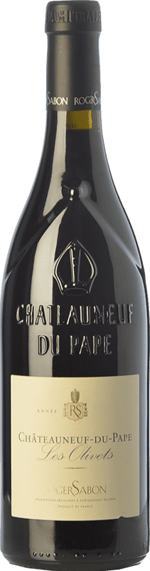 35,95 € | Red wine Domaine Roger Sabon Les Olivets Crianza A.O.C. Châteauneuf-du-Pape Rhône France Syrah, Grenache, Cinsault Bottle 75 cl