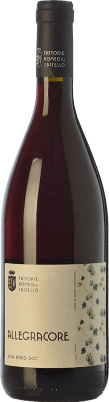 Free Shipping | Red wine Romeo del Castello Allegracore D.O.C. Etna Sicily Italy Nerello Mascalese 75 cl