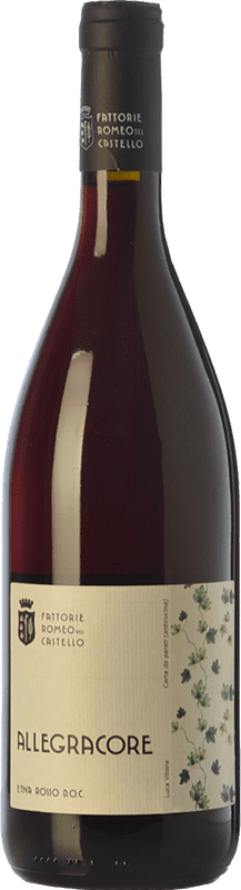 Envío gratis | Vino Tinto Romeo del Castello Allegracore D.O.C. Etna Sicilia Italia Nerello 75 cl