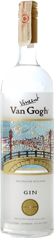 Бесплатная доставка | Джин Royal Dirkzwager Van Gogh Gin Нидерланды 1 L