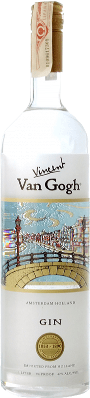 Envío gratis | Ginebra Gin Royal Dirkzwager Van Gogh Países Bajos 1 L