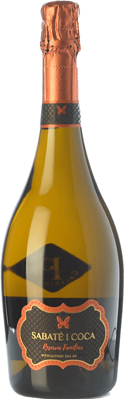 43,95 € | White sparkling Sabaté i Coca Familiar Brut Reserva D.O. Cava Catalonia Spain Xarel·lo, Chardonnay Bottle 75 cl