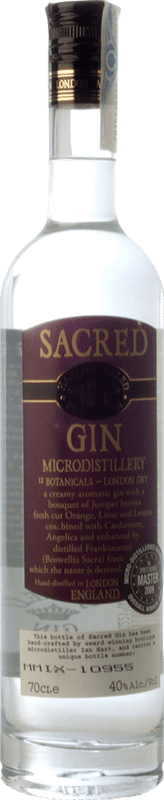 Envoi gratuit | Genièvre Gin Sacred Royaume-Uni 70 cl Lime — Citron Vert, Lemon — Citron, Orange