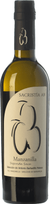 Бесплатная доставка | Крепленое вино Sacristía AB Selección Manzanilla P Rama 1 Saca D.O. Manzanilla-Sanlúcar de Barrameda Андалусия Испания Palomino Fino Половина бутылки 37 cl