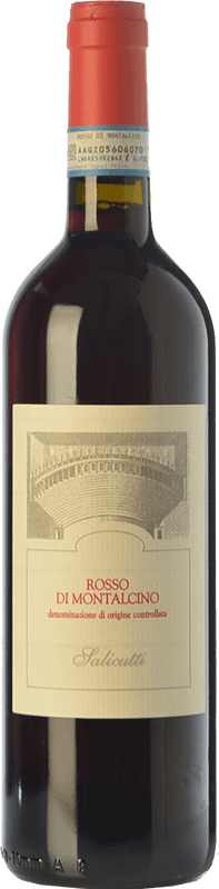 21,95 € | Red wine Salicutti D.O.C. Rosso di Montalcino Tuscany Italy Sangiovese Bottle 75 cl