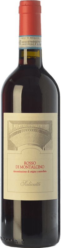 25,95 € Spedizione Gratuita | Vino rosso Salicutti D.O.C. Rosso di Montalcino