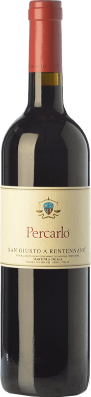 75,95 € Envio grátis | Vinho tinto San Giusto a Rentennano Percarlo I.G.T. Toscana