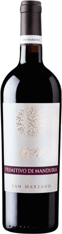 12,95 € | Красное вино San Marzano Talò D.O.C. Primitivo di Manduria Апулия Италия Primitivo 75 cl