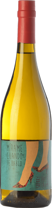 11,95 € | Crema de Licor Sánchez Romate Mírame Cuando Te Hablo Pale D.O. Manzanilla-Sanlúcar de Barrameda Andalucía España Palomino Fino, Moscatel 75 cl