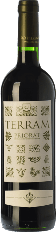 Бесплатная доставка | Красное вино Saó del Coster Terram Резерва D.O.Ca. Priorat Каталония Испания Syrah — Сира, Garnacha — Гренаш, Cabernet Sauvignon — Каберне Совиньон, Cariñena — Кариньян 75 cl