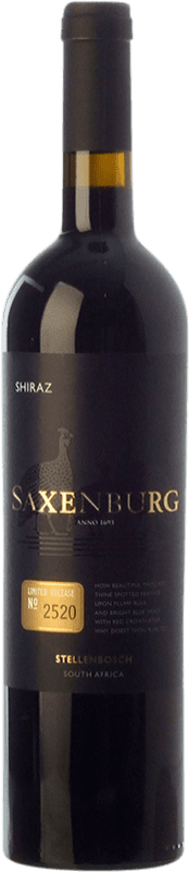 54,95 € | 红酒 Saxenburg Edición Limitada Shiraz 岁 I.G. Stellenbosch 斯泰伦博斯 南非 Syrah 75 cl
