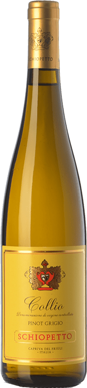 25,95 € | Белое вино Schiopetto Pinot Grigio D.O.C. Collio Goriziano-Collio Фриули-Венеция-Джулия Италия Pinot Grey 75 cl