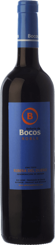 Spedizione Gratuita | Vino Rosso Señorio de Bocos Rovere D.O. Ribera del Duero Castilla y León Spagna Tempranillo 75 cl