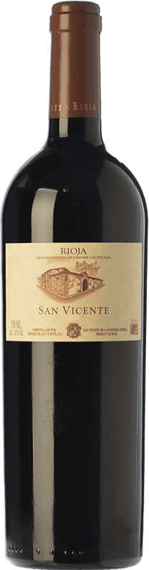 38,95 € Free Shipping | Red wine Señorío de San Vicente Crianza D.O.Ca. Rioja The Rioja Spain Tempranillo Hairy Bottle 75 cl