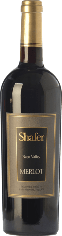 85,95 € | Red wine Shafer Merlot Aged I.G. Napa Valley Napa Valley United States Merlot, Cabernet Sauvignon, Cabernet Franc Bottle 75 cl