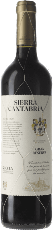 37,95 € Kostenloser Versand | Rotwein Sierra Cantabria Große Reserve D.O.Ca. Rioja