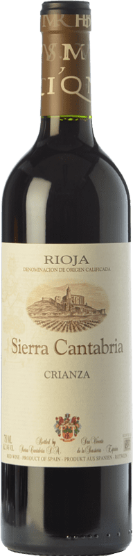 23,95 € | Rotwein Sierra Cantabria Crianza — Kurze Fassreifung D.O.Ca. Rioja La Rioja Spanien Tempranillo, Garnacha — Grenache, Graciano Magnumflasche 1,5 L