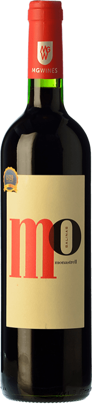 5,95 € Free Shipping | Red wine Sierra Salinas Mo Monastrell Joven D.O. Alicante Valencian Community Spain Syrah, Cabernet Sauvignon, Monastrell, Grenache Tintorera Bottle 75 cl