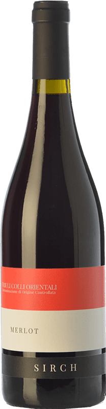 13,95 € | Красное вино Sirch D.O.C. Colli Orientali del Friuli Фриули-Венеция-Джулия Италия Merlot 75 cl
