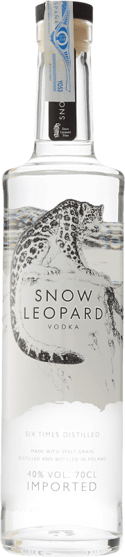 Envío gratis | Vodka Snow Leopard Polonia 70 cl