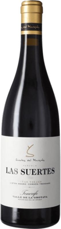 免费送货 | 红酒 Suertes del Marqués Las Suertes 岁 D.O. Valle de la Orotava 加那利群岛 西班牙 Listán Black, Listán White 75 cl