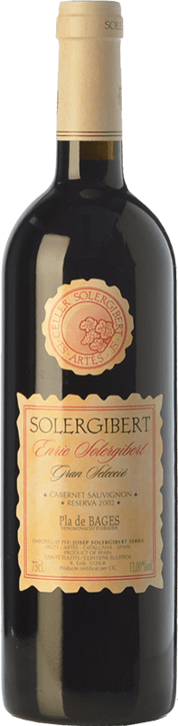 34,95 € | Red wine Solergibert Enric Gran Reserva D.O. Pla de Bages Catalonia Spain Cabernet Sauvignon, Cabernet Franc Bottle 75 cl