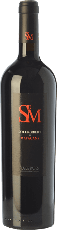 Free Shipping | Red wine Solergibert Serra Matacans Young D.O. Pla de Bages Catalonia Spain Cabernet Sauvignon, Cabernet Franc 75 cl