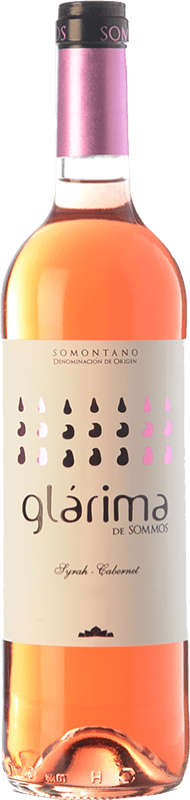 4,95 € Free Shipping | Rosé wine Sommos Glárima Joven D.O. Somontano Aragon Spain Syrah, Cabernet Sauvignon Bottle 75 cl