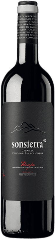 11,95 € Бесплатная доставка | Красное вино Sonsierra Vendimia Seleccionada старения D.O.Ca. Rioja