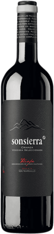 11,95 € | Vinho Tinto Sonsierra VS Vendimia Seleccionada — Vindima Selecionada Crianza D.O.Ca. Rioja La Rioja Espanha Tempranillo 75 cl