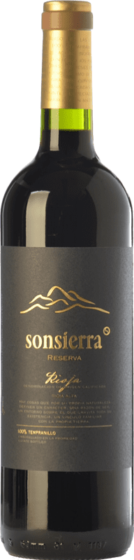 12,95 € Free Shipping | Red wine Sonsierra Reserva D.O.Ca. Rioja The Rioja Spain Tempranillo Bottle 75 cl