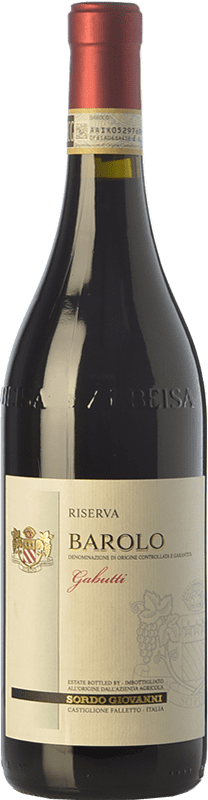 69,95 € | Красное вино Sordo Gabutti Резерв D.O.C.G. Barolo Пьемонте Италия Nebbiolo 75 cl
