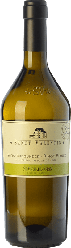 24,95 € | White wine St. Michael-Eppan Sanct Valentin Pinot Bianco D.O.C. Alto Adige Trentino-Alto Adige Italy Pinot White Bottle 75 cl