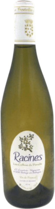 Free Shipping | White wine Les Cailloux du Paradis Claude Courtois Racines Blanc Loire France Petit Verdot, Chardonnay, Sauvignon White, Romorantin Organic 75 cl
