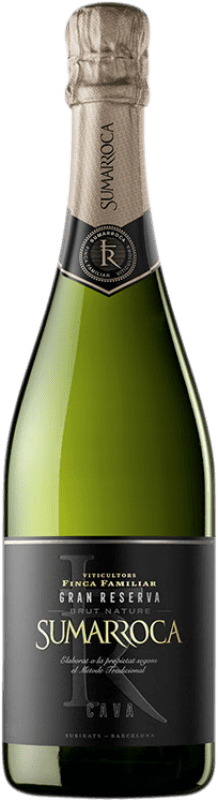 17,95 € | Blanc mousseux Sumarroca Brut Nature Grande Réserve D.O. Cava Catalogne Espagne Macabeo, Xarel·lo, Chardonnay, Parellada 75 cl