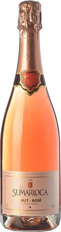 12,95 € | Розовое игристое Sumarroca Rosé брют D.O. Cava Каталония Испания Pinot Black 75 cl