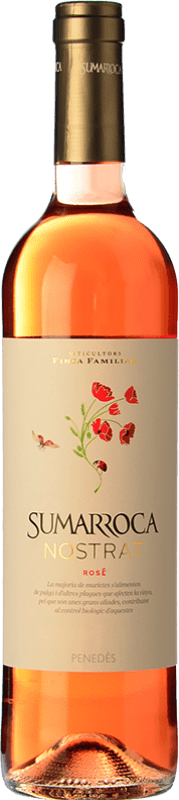 7,95 € | Rosé wine Sumarroca Rosat Young D.O. Penedès Catalonia Spain Tempranillo, Merlot, Syrah Bottle 75 cl