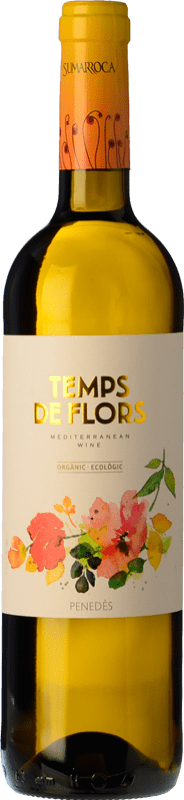 11,95 € Free Shipping | White wine Sumarroca Temps de Flors D.O. Penedès Catalonia Spain Xarel·lo, Gewürztraminer, Muscatel Small Grain Bottle 75 cl