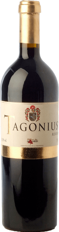 Free Shipping | Red wine Tagonius Reserve D.O. Vinos de Madrid Madrid's community Spain Tempranillo, Syrah, Cabernet Sauvignon 75 cl