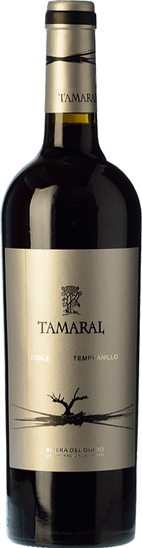 10,95 € Бесплатная доставка | Красное вино Tamaral Дуб D.O. Ribera del Duero