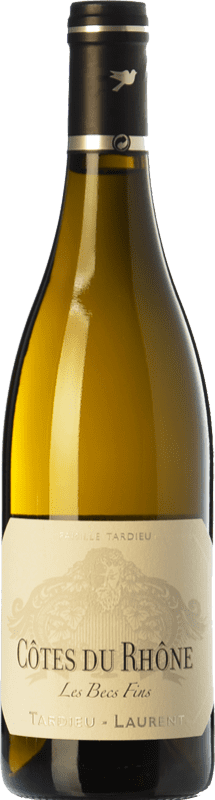 13,95 € | Vin blanc Tardieu-Laurent Les Becs Fins Blanc A.O.C. Côtes du Rhône Rhône France Grenache Blanc, Roussanne, Viognier, Clairette Blanche 75 cl
