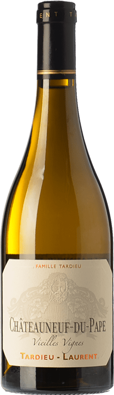 免费送货 | 白葡萄酒 Tardieu-Laurent VV Vieilles Vignes — 老藤 Crianza — 陈酿 A.O.C. Châteauneuf-du-Pape 罗纳 法国 Garnacha — 歌海娜, Roussanne — 鲁萨娜, Clairette — 克莱雷特 75 cl