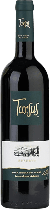 Бесплатная доставка | Красное вино Tarsus Резерва D.O. Ribera del Duero Кастилия-Леон Испания Tempranillo — Темпранильо, Cabernet Sauvignon — Каберне Совиньон 75 cl
