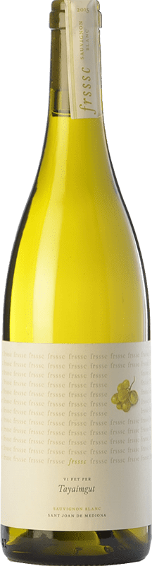 9,95 € Free Shipping | White wine Tayaimgut Fresc Blanc D.O. Penedès Catalonia Spain Sauvignon White Bottle 75 cl