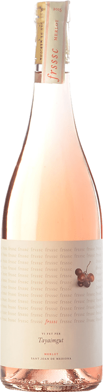 8,95 € | Rosé wine Tayaimgut Fresc Rosat D.O. Penedès Catalonia Spain Merlot Bottle 75 cl